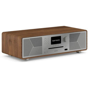 Chaîne HiFi SONORO MEISTERSTUCK (Gen 2) Noyer-Argent