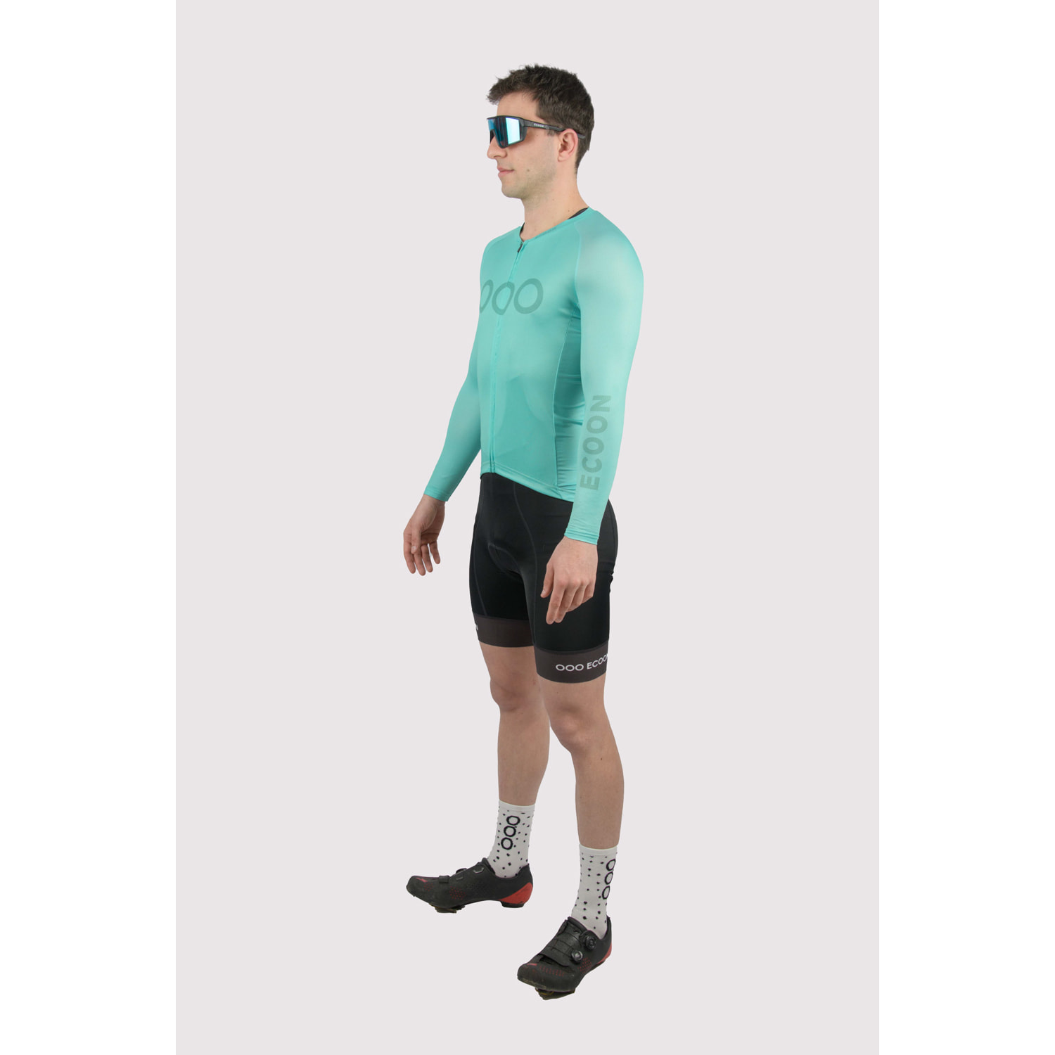 Maillot de manga larga ECOON modelo Tourmalet Men en color Turquesa
