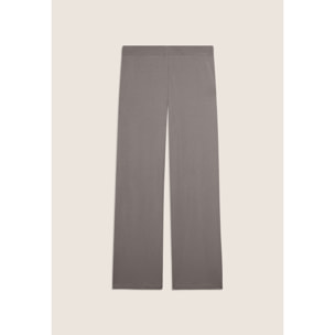 Pantaloni Sportivi con gamba Wide Leg e strass