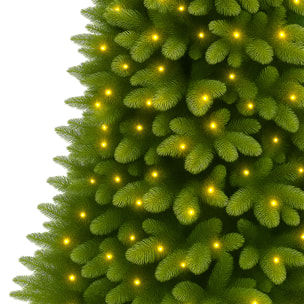 Venus - Albero di Natale Tradizionale con 350 Luci LED in PE e PVC Ø104x210H cm, 1257 Punte