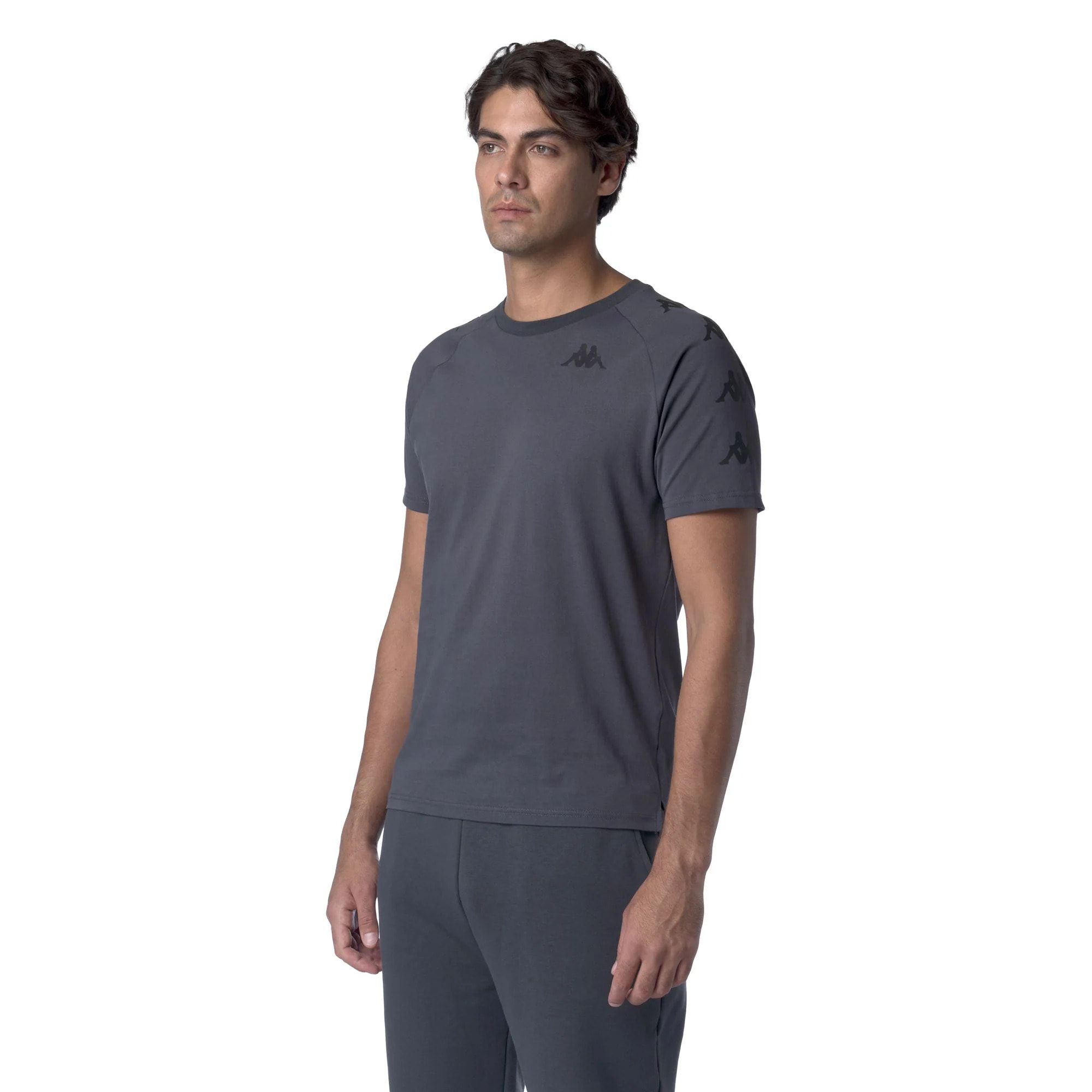Kappa - T-Shirts & Top Uomo Grigio - Gonni