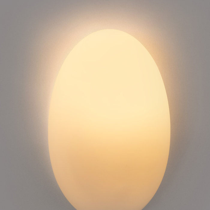 Forlight Aplique Ip20 Glass 235Mm E27 60W Blanco