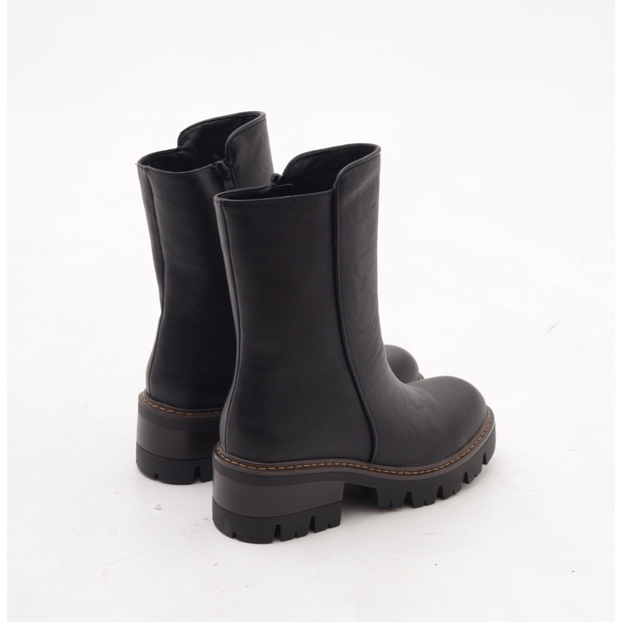 STIVALETTO LISCIO NERO