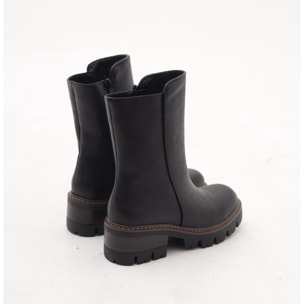 STIVALETTO LISCIO NERO