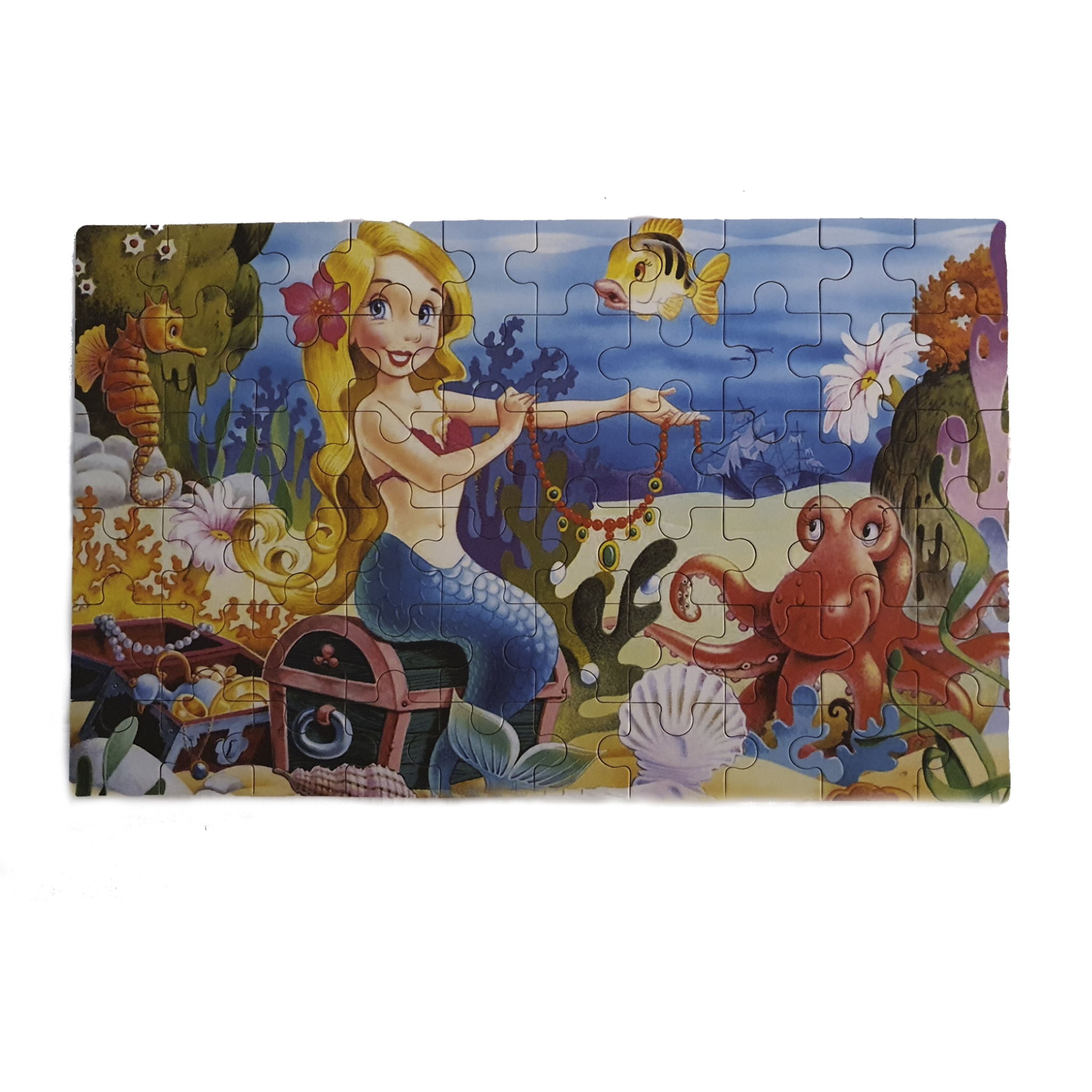 PUZLE DE CUENTOS: LA SIRENITA - 60 pcs (CAJA METÁLICA)