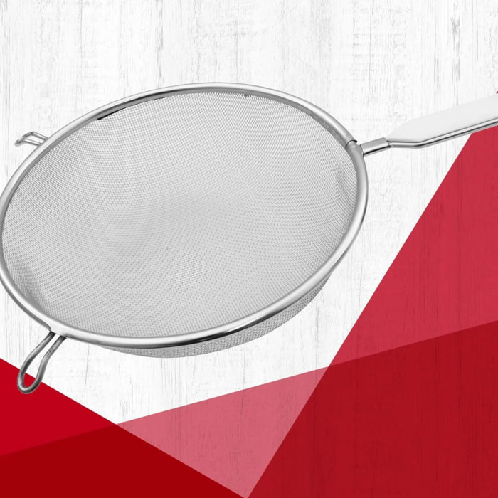 Set de 2 ustensiles de cuisine passoire en inox Fackelmann Basic