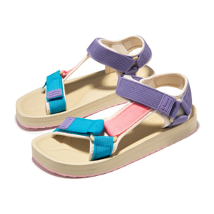 Sandalias De Mujer Forest Neo Cyan / Beige D.Franklin