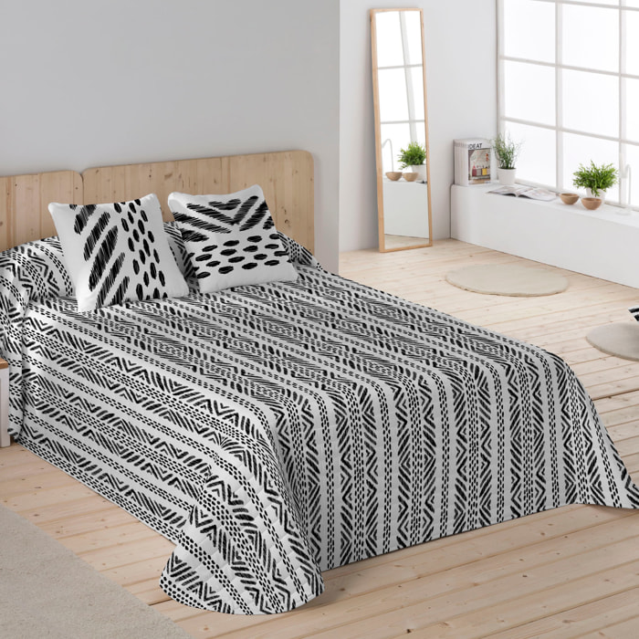 Icehome - Colcha Bouti Estampada - 100% Algodón - 70 gr/m² - Boho