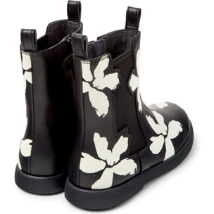 Botines - CAMPER Duet Twins - Negro - Cuero liso