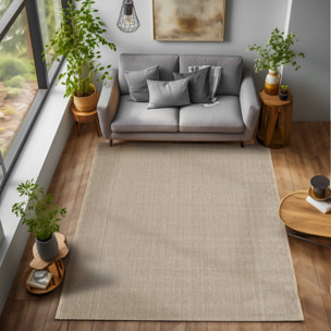 MORELIA - Tapis moderne aspect laine bouclée Beige