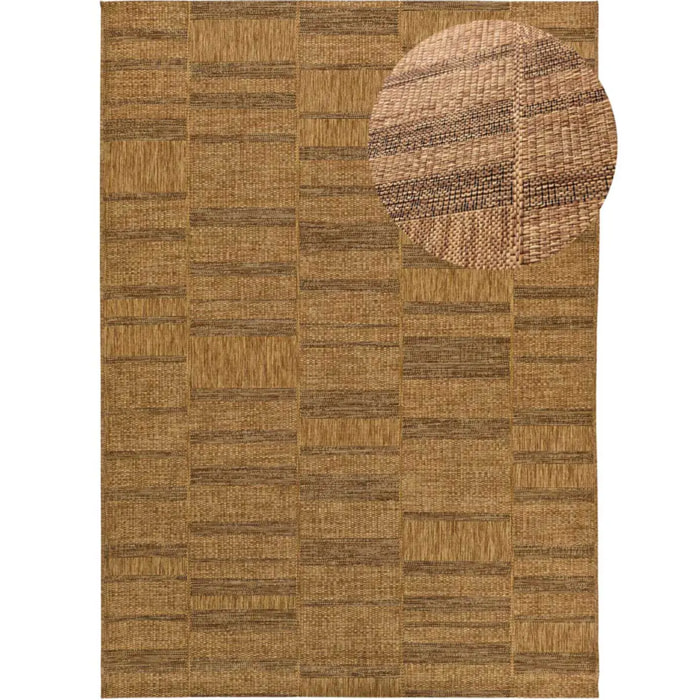 GUINEA Alfombra de exterior efecto yute color natural, varias medidas disponibles.