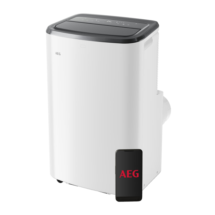AEG Aire acondicionado portátil Comfort 6000 de BTU 9000 para 31-44 m² AXP26U559HW | Reacondicionado