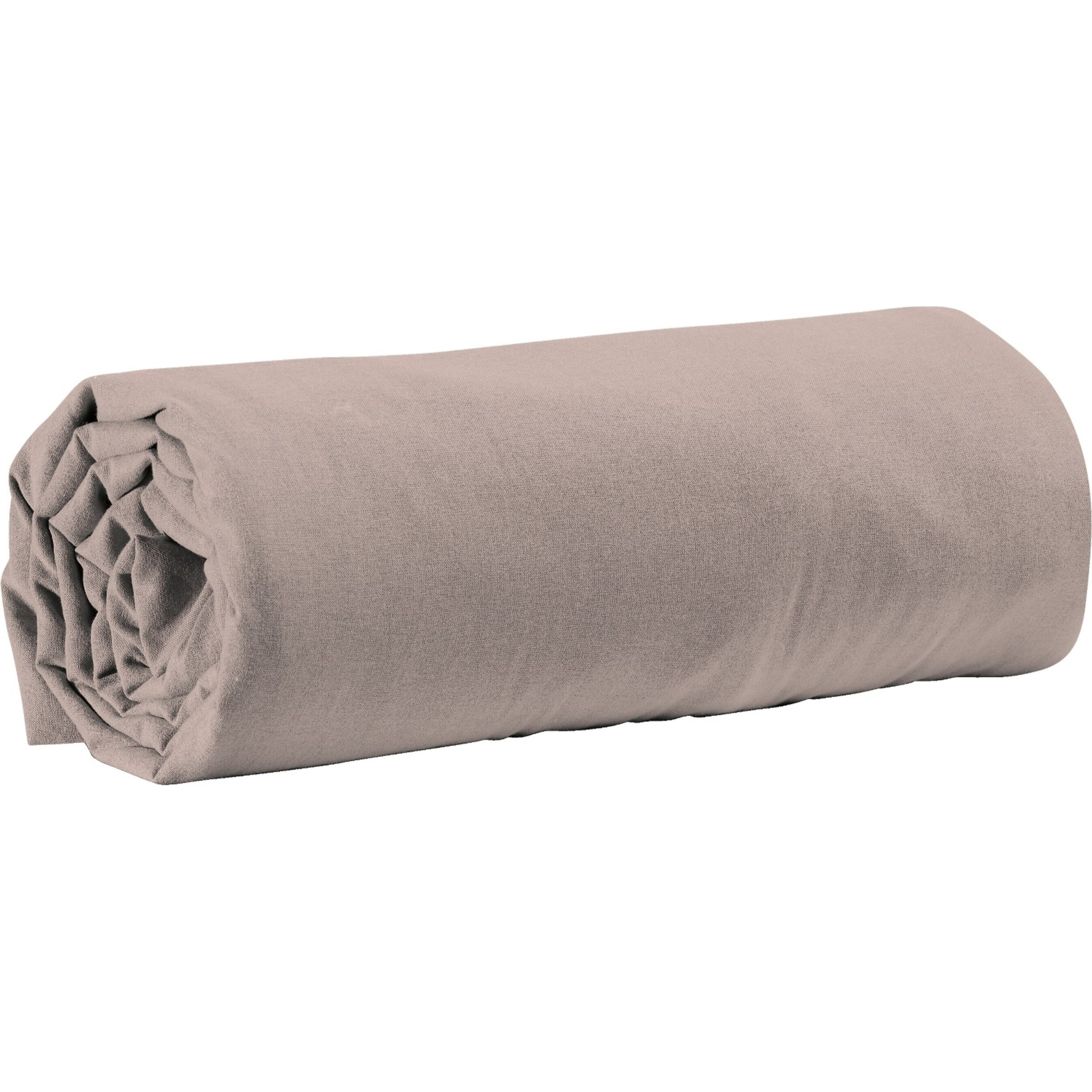 Drap Housse 90x190cm Bonnet 35cm 100% Coton 57fils Gris FoncÉ