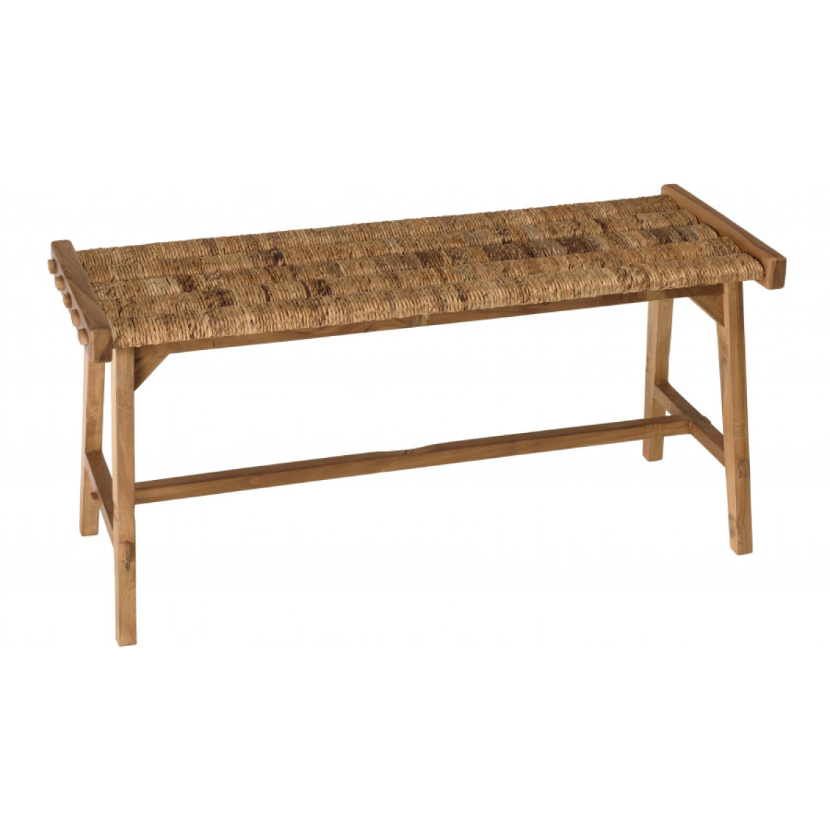 ALIDA - Banc 100x36cm assise en tissage d'abaca naturel