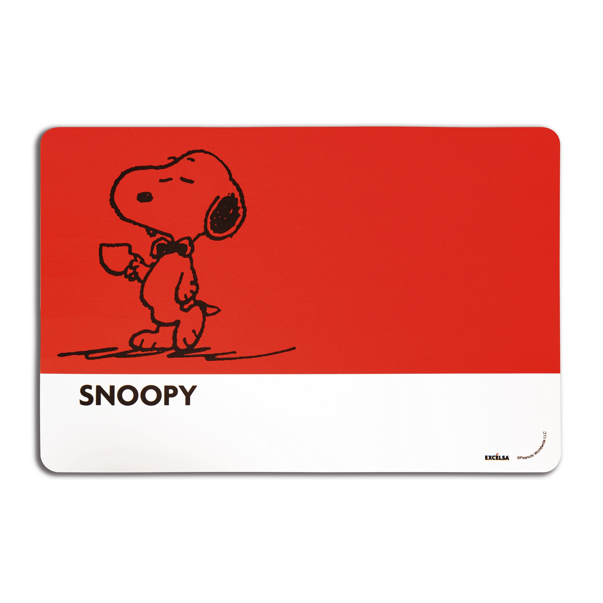 Set 4 Tovagliette Excelsa – Peanuts, Plastica Multicolore