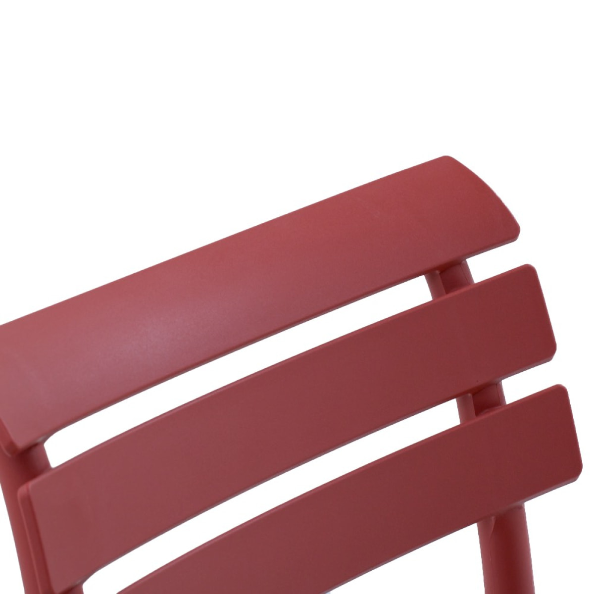 Set 2 sedie in polipropilene colore  rosso mattone