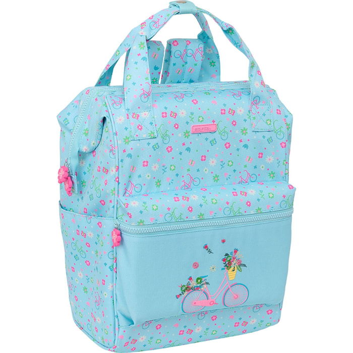 Mochila con asas reci para portatil 13" safta "bicicleta"