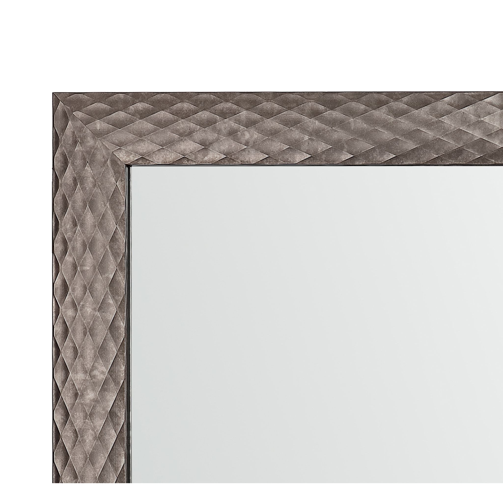 Espejo Rombo poliestireno dorado champagne 145x74x3 cm