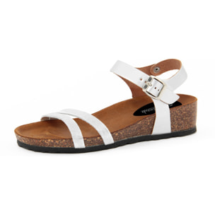 Sandalo flat Donna colore Argentato
