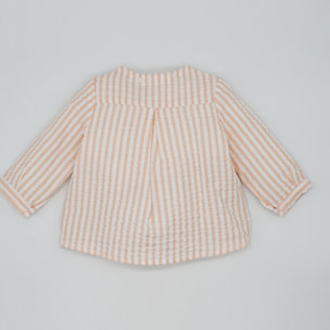 CAMISA RAYAS MANDARNA