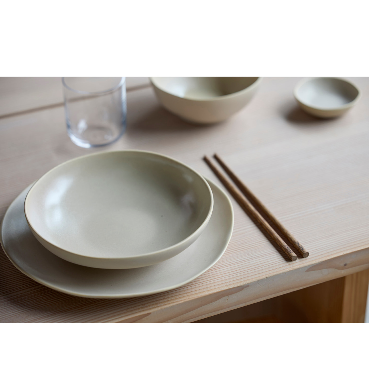 Assiette plate Shoku