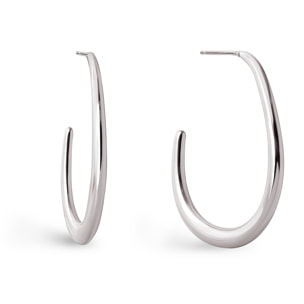 Pendientes Aro Bulky Acero