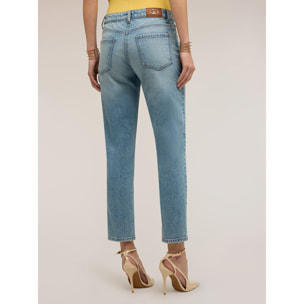 Motivi - Jeans regular fit con piega stirata - Azzurro