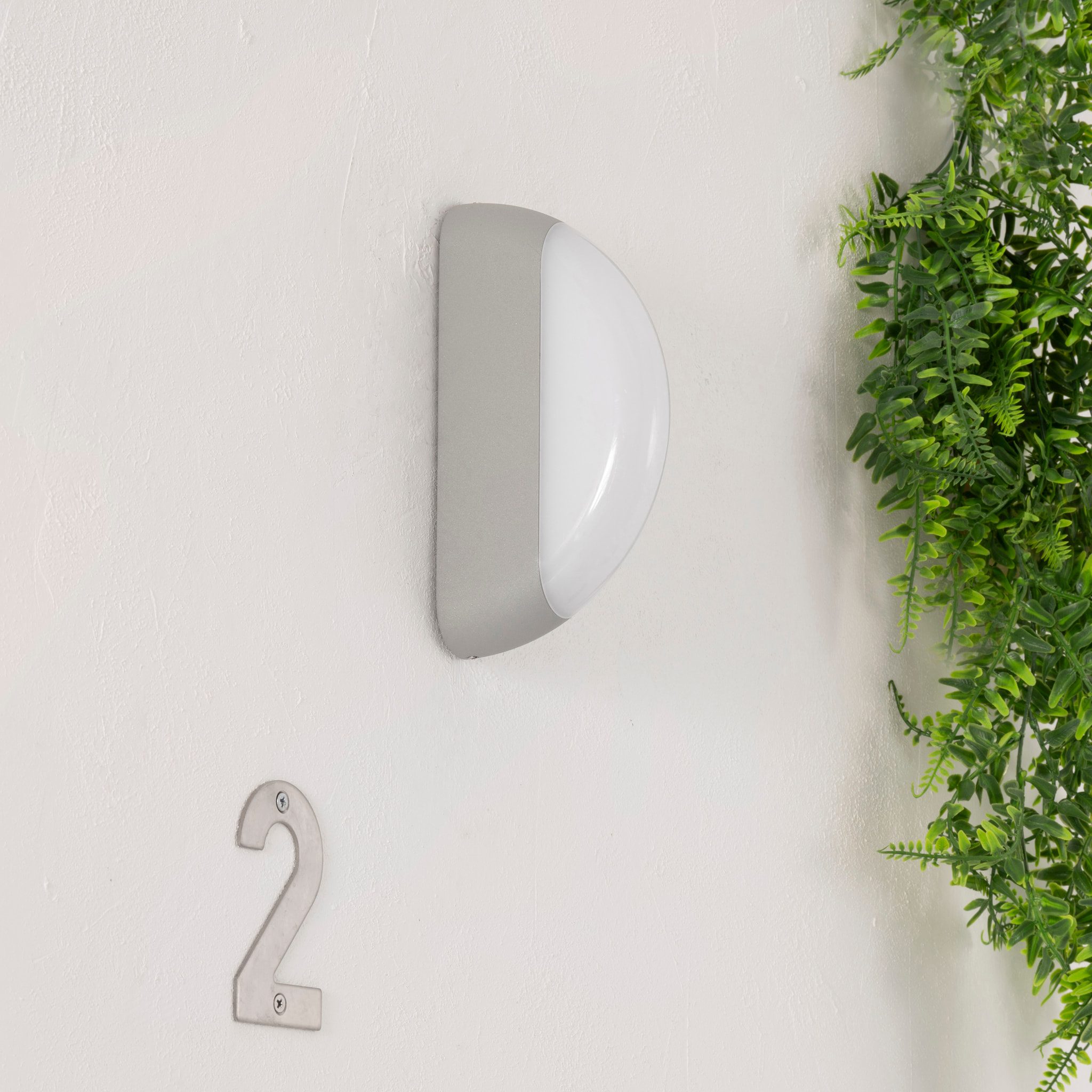 Forlight Aplique Ip44 Noa Led 5W 3000K Gris 398Lm