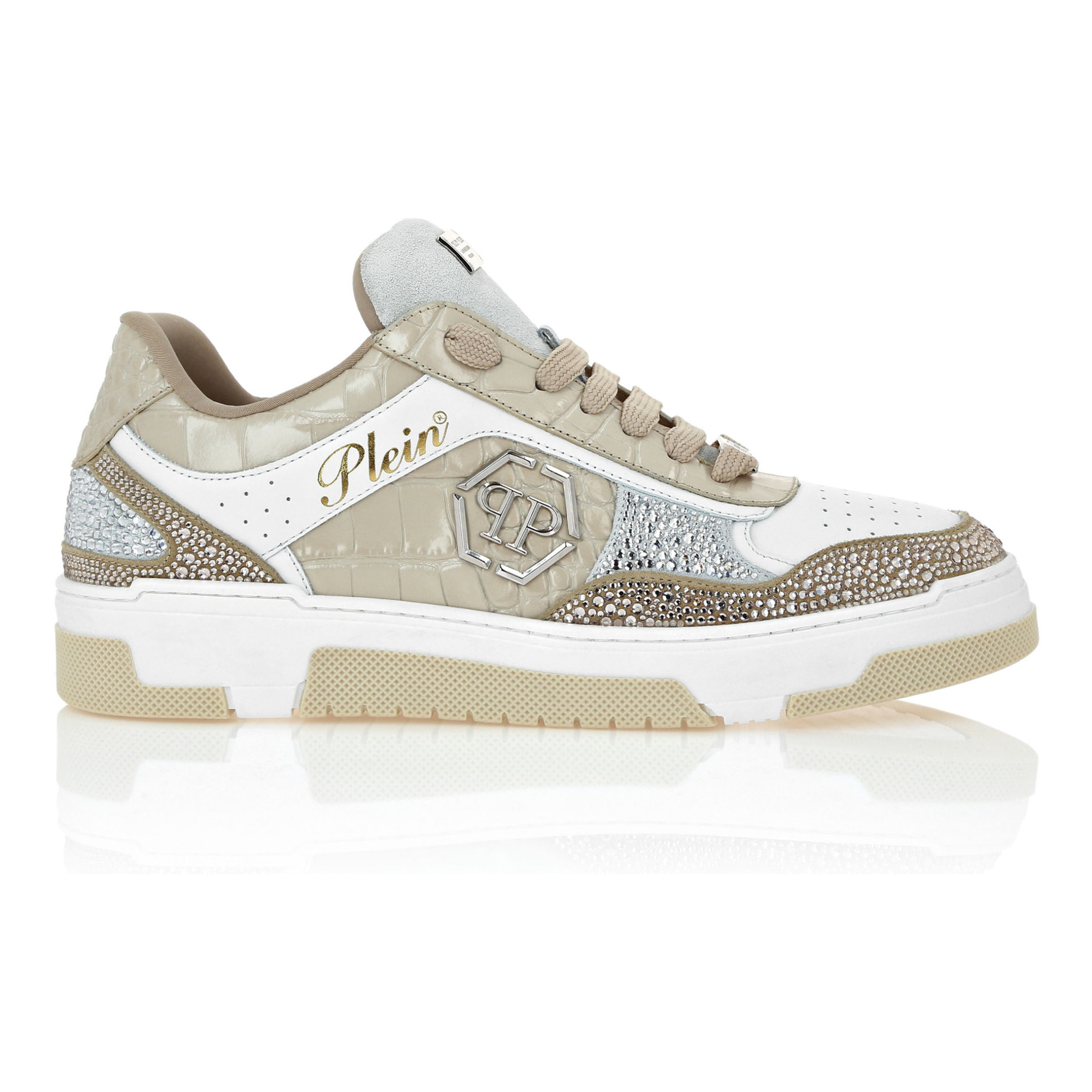 PHILIPP PLEIN Lo-Top Sneakers COCCO