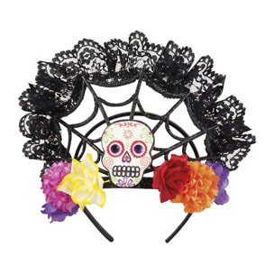 Tiara Corona Calavera Dia De Los Muertos Halloween