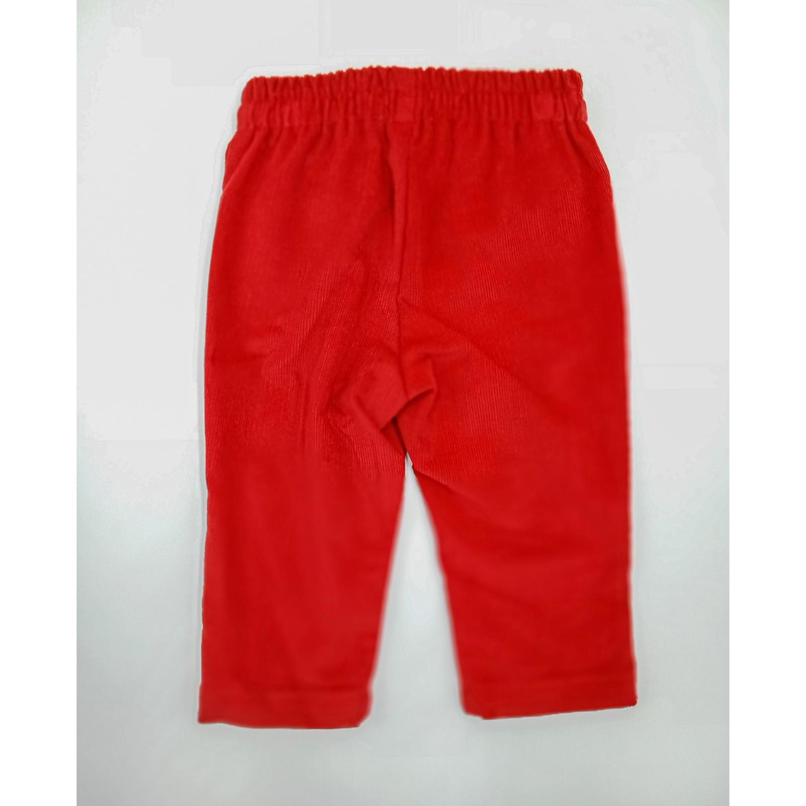 Pantalón pana rojo