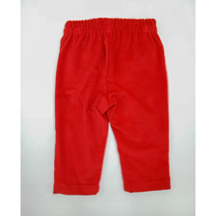 Pantalón pana rojo