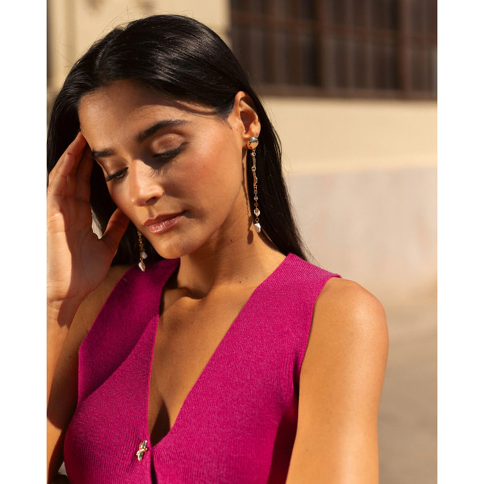 Pendientes largos de mujer