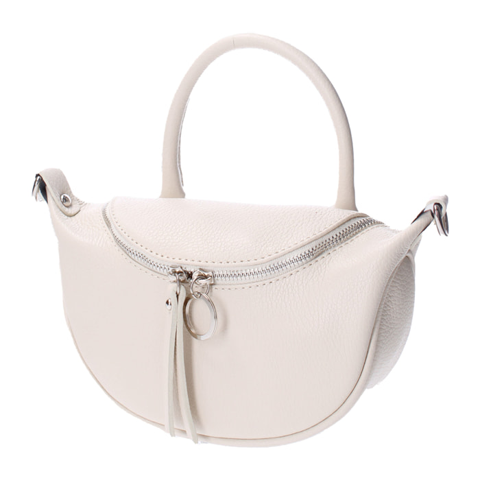 Borsa a mano Mae da donna In Vera pelle Made in Italy 26x13x8 cm