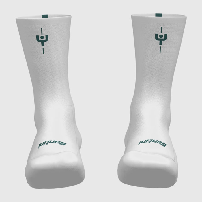 Maillot Jaune Col Du Tourmalet Chaussettes - Blanc