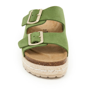 SANDALIA PLATAFORMA BILLOWY VERDE