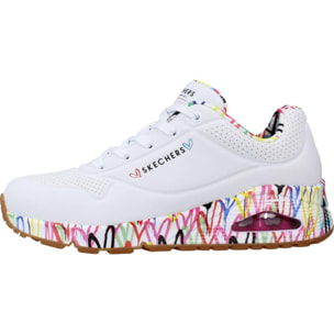 Sneakers De  Mujer Uno - Loving Love Blanco