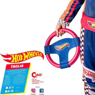 Costume Carnevale Travestimento Tuta Pilota Hot Wheels Bambino