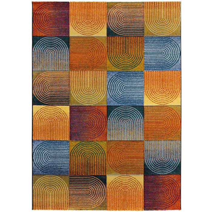 SYBIL Alfombra geométrica en multicolor, varias medidas disponibles