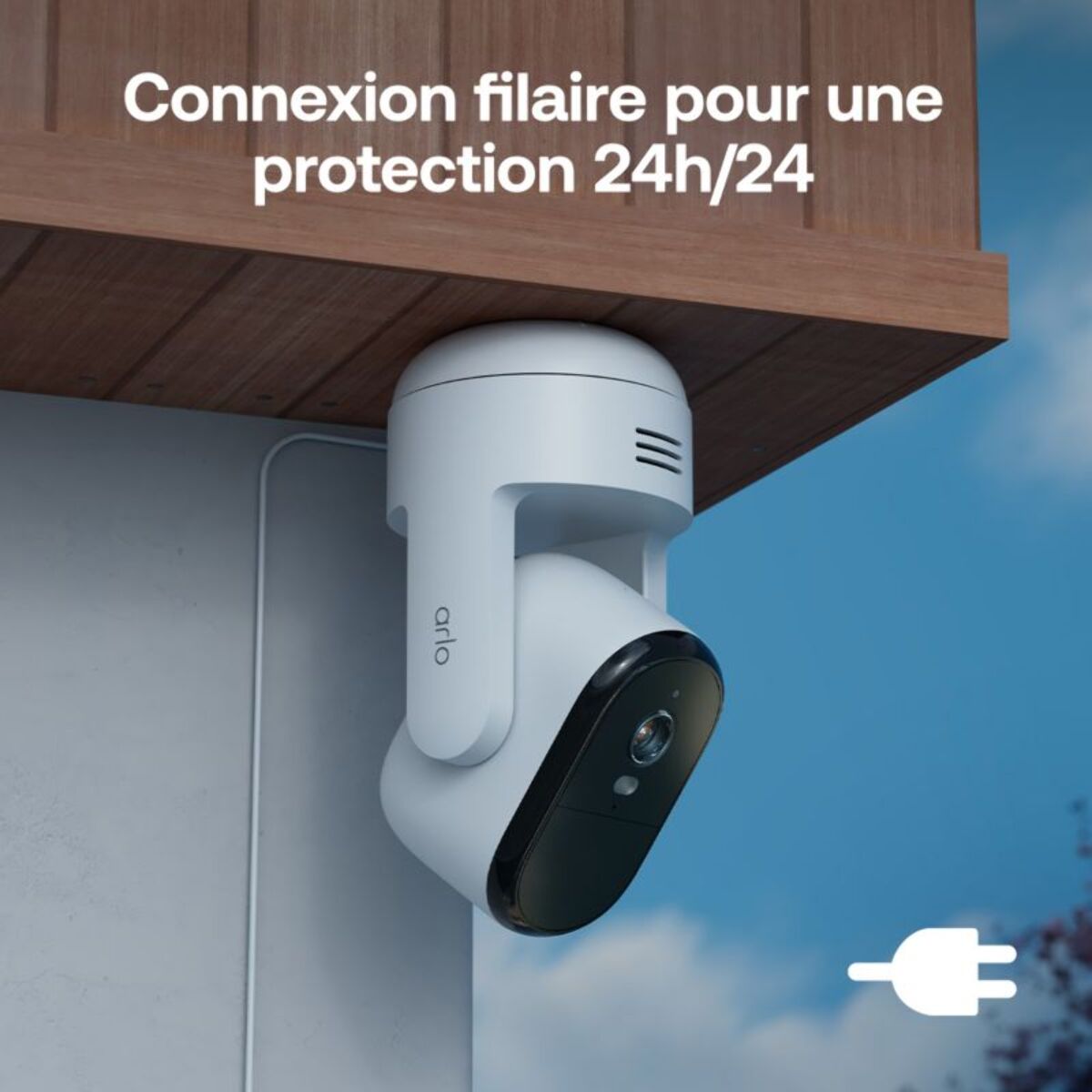 Caméra de surveillance ARLO 2 caméras extérieures Essential3 2K PTZ