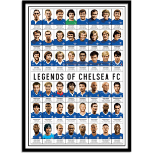 Affiche - Legends of Chelsea FC - Olivier Bourdereau