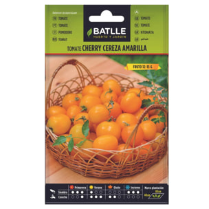 Semillas de Tomate Cherry Cereza Amarilla Batlle
