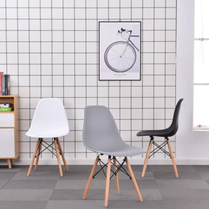 Sedie design Ester nere: offerta 4 pezzi