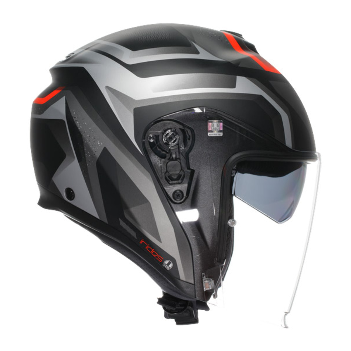CASCO AGV IRIDES AGV E2206 ZURIGO MATT BLACK/GREY