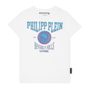 PHILIPP PLEIN T-Shirt Round Neck Ss CRYSTAL