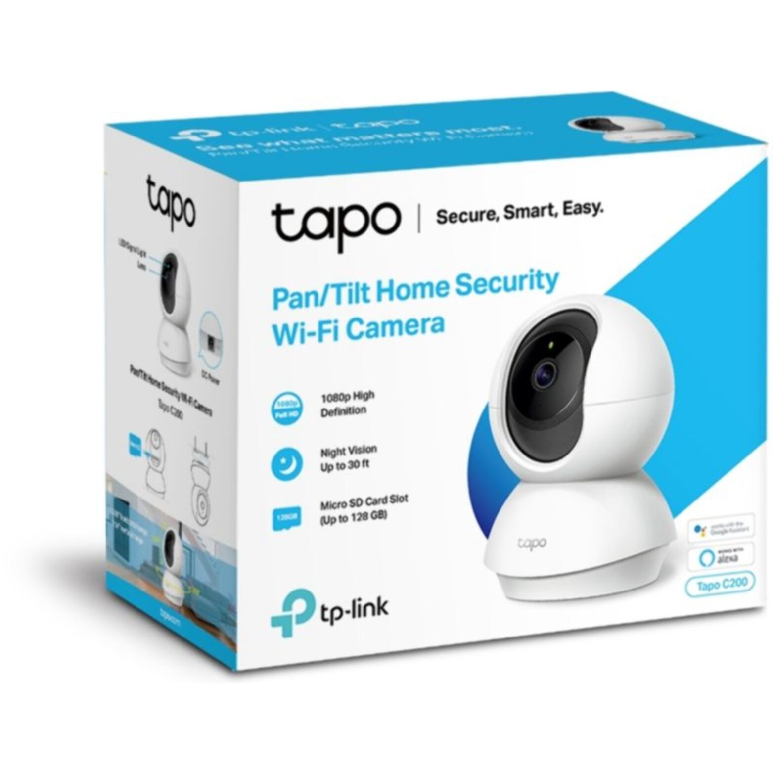 Caméra de surveillance TP-LINK Wifi Tapo C200 1080p 2MP