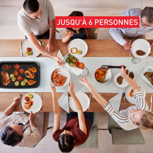 Plancha électrique TEFAL CB630D10 inox à poser, 44x23 cm