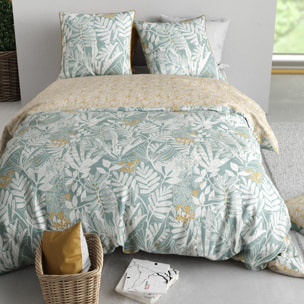Parure housse de couette 3pcs 100% coton 57 fils feroe