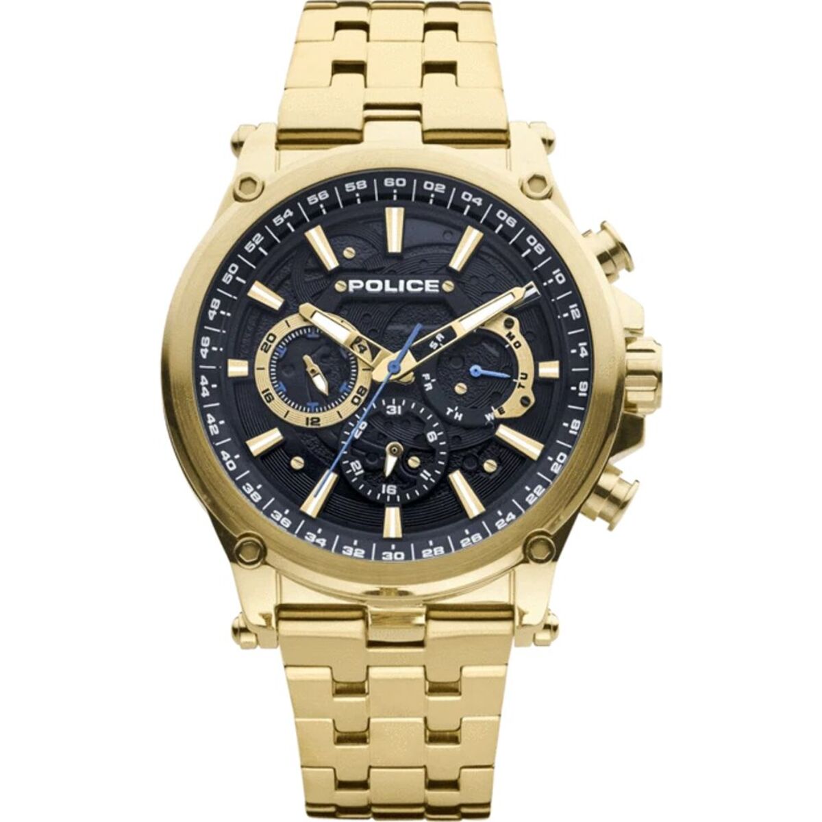 Reloj Police PEWJK2110801 Hombre Analogico Cuarzo con Correa de Acero inoxidable