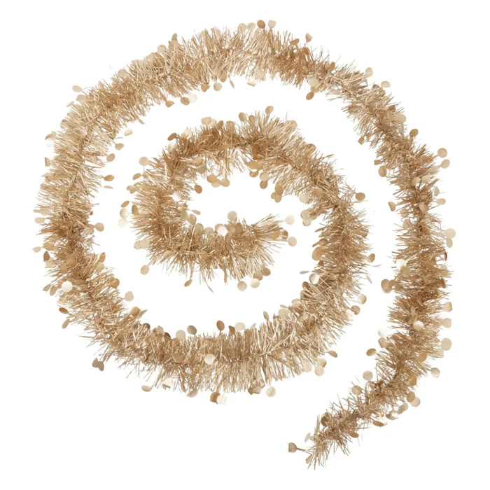 Guirlande de Noël pastille 100x4x2m nude